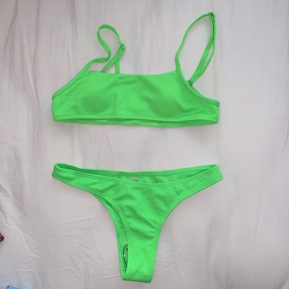 Neon Green Bikini - Picture 1 of 2